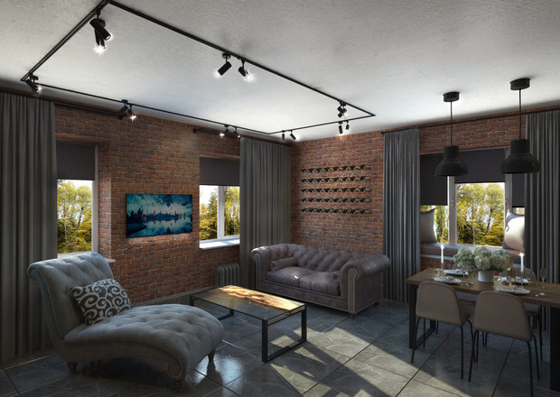 Фото из портфолио Загородный коттедж  – фотографии дизайна интерьеров на INMYROOM