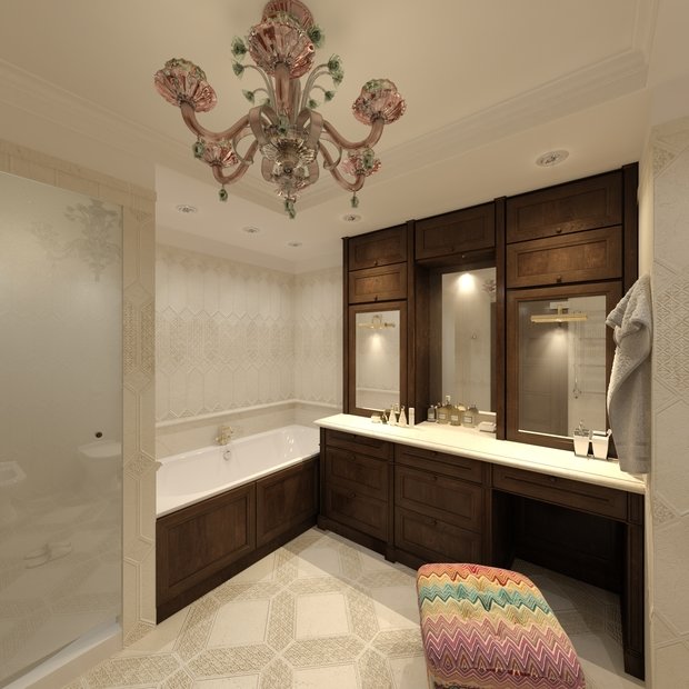 Фото из портфолио Проект квартиры в ЖК "Доминион" – фотографии дизайна интерьеров на INMYROOM