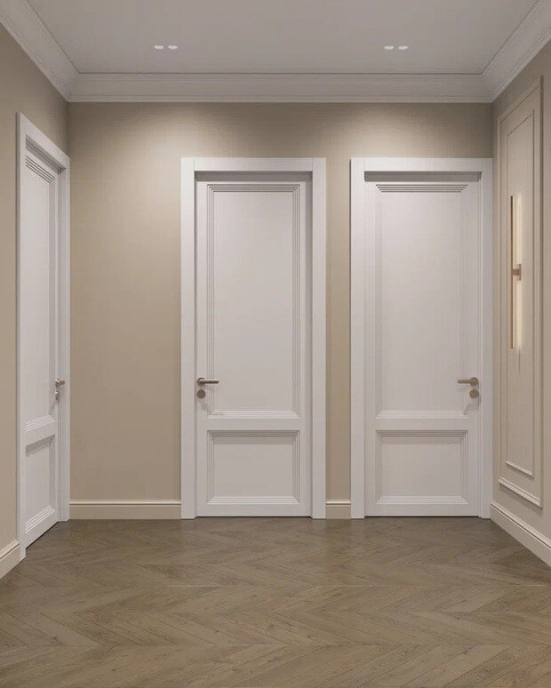 Фото из портфолио Дизайн-проект квартиры в ЖК «Шведская Крона» в неоклассическом стиле – фотографии дизайна интерьеров на INMYROOM