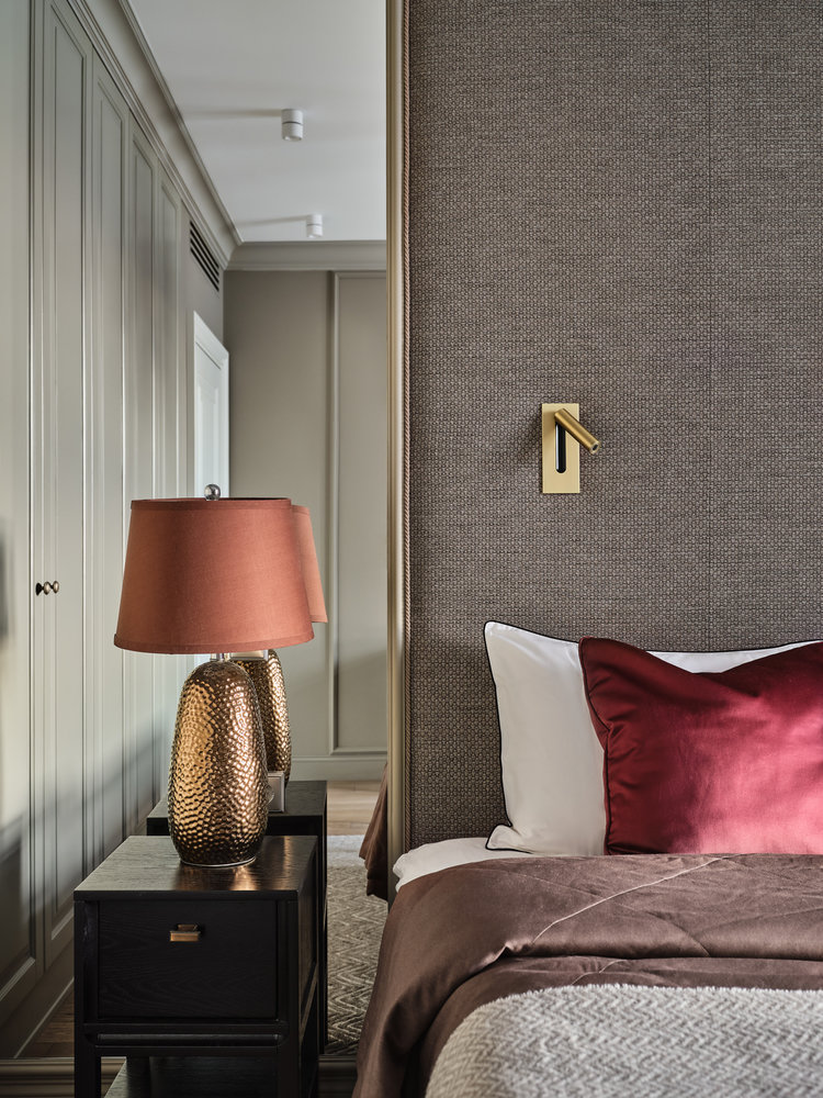 Фотография: Спальня в стиле Современный, Квартира, Проект недели, Москва, 4 и больше, Более 90 метров, Карина Сейфуль-Мулюкова – фото на INMYROOM