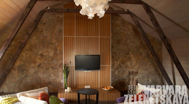 Фото из портфолио Лаунж мансарда – фотографии дизайна интерьеров на INMYROOM