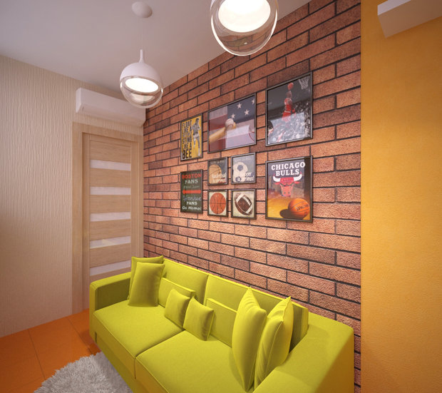 Фото из портфолио Балкон в квартире 68 кв.м. в г.Ханты-Мансийск – фотографии дизайна интерьеров на INMYROOM