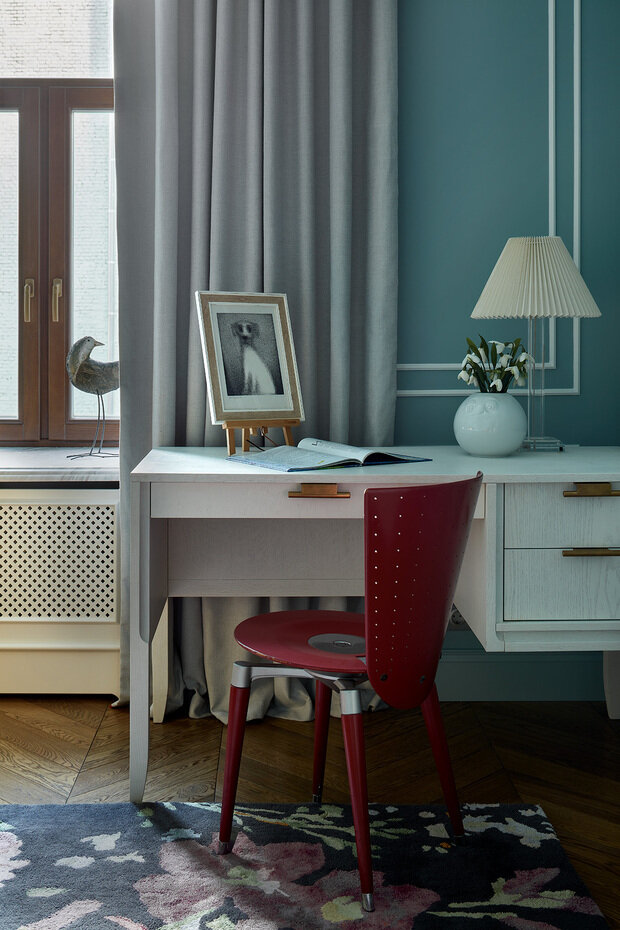 Фотография: Детская в стиле Классический, Эклектика, Квартира, Проект недели, Москва, Кирпичный дом, 4 и больше, Более 90 метров, Алиса Шабельникова, #эксклюзивныепроекты – фото на INMYROOM