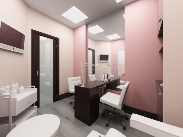 Фото из портфолио Салон красоты софите в Киеве – фотографии дизайна интерьеров на INMYROOM
