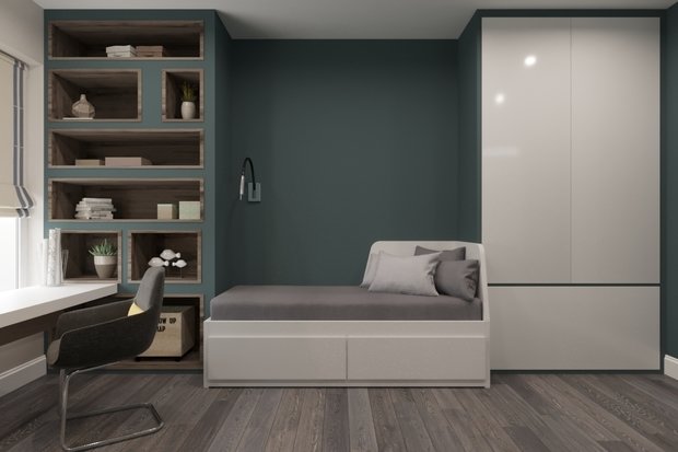 Фото из портфолио Частный дом в Динском районе, Краснодарский край, Детская комната 2. 2018г – фотографии дизайна интерьеров на INMYROOM