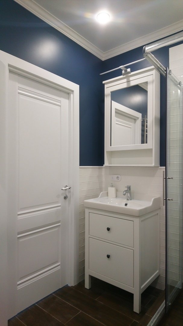 Фото из портфолио Сдержанный и лаконичный «Бритиш»: обзор квартиры в ЖК Савеловский сити  – фотографии дизайна интерьеров на INMYROOM