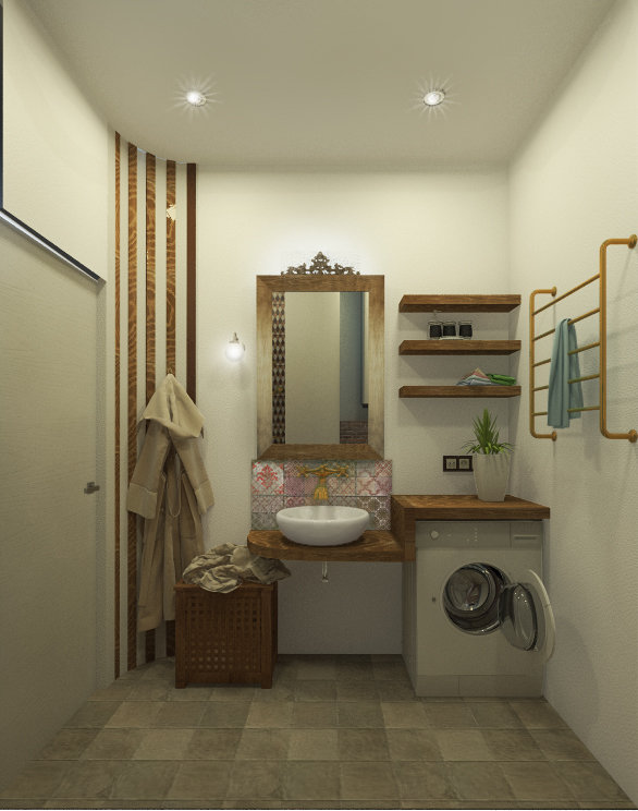 Фото из портфолио Квартира в стиле фьюжн – фотографии дизайна интерьеров на INMYROOM