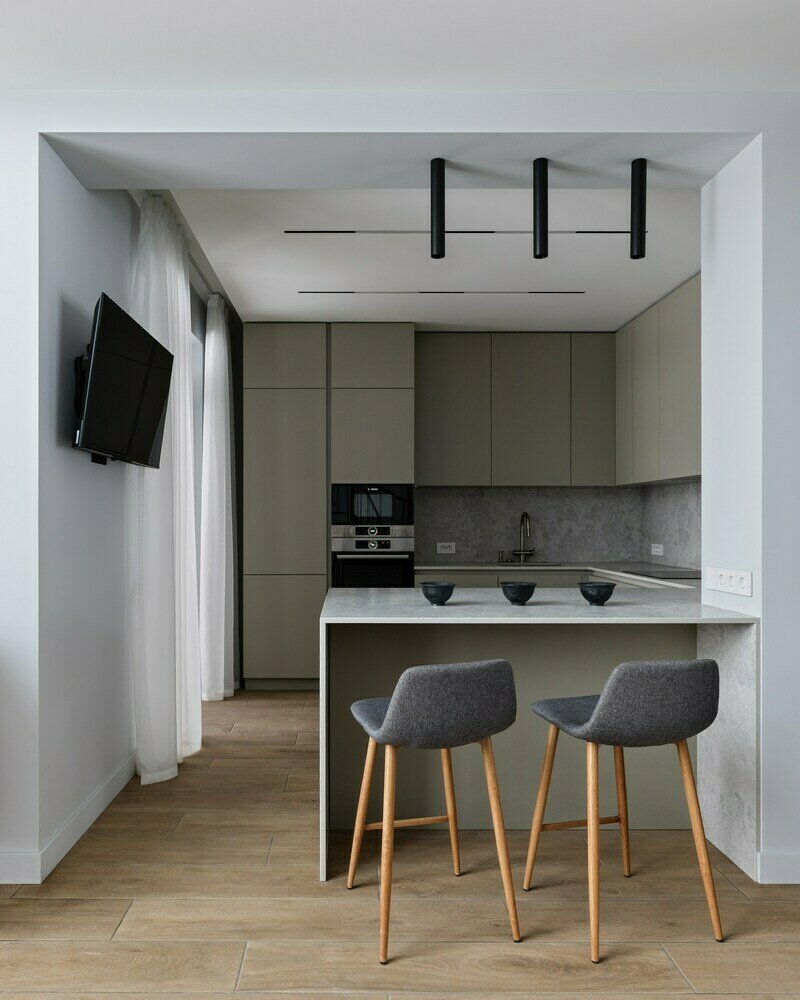 Фотография: Кухня и столовая в стиле Современный, Минимализм, Дом, Проект дня, Дом и дача, Ленинградская область, 4 и больше, Более 90 метров, Анара Беркалиева – фото на INMYROOM Фотография: Кухня и столовая в стиле Современный, Минимализм, Дом, Проект дня, Дом и дача, Ленинградская область, 4 и больше, Более 90 метров, Анара Беркалиева – фото на INMYROOM