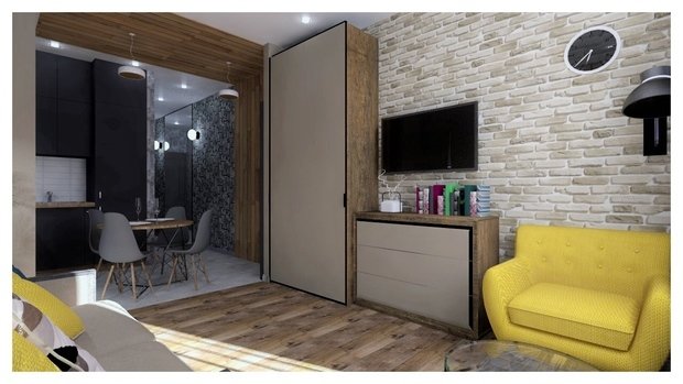 Фото из портфолио Студия в Звенигороде – фотографии дизайна интерьеров на INMYROOM