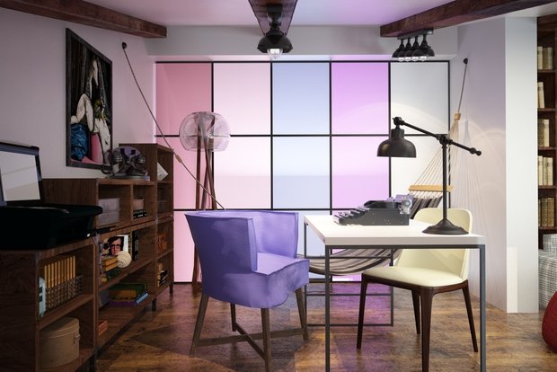 Фото из портфолио Двухуровневая квартира с мансардным этажом для молодой пары – фотографии дизайна интерьеров на INMYROOM