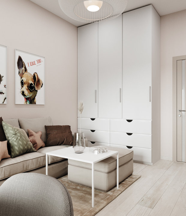 Фото из портфолио Квартира в ЖК Москва – фотографии дизайна интерьеров на INMYROOM