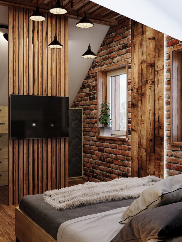 Фото из портфолио Дачный дом в стиле лофт – фотографии дизайна интерьеров на INMYROOM