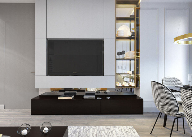 Фото из портфолио Проект ЖК "Крестовский De Luxe" – фотографии дизайна интерьеров на INMYROOM