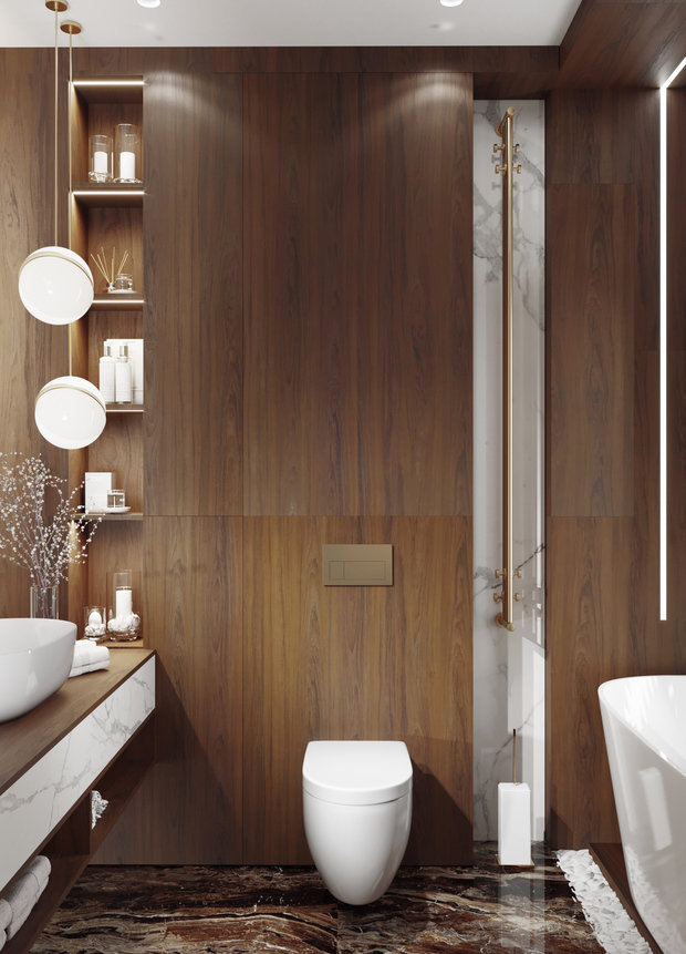 Фотография: Ванная в стиле Современный, Квартира, Проект недели, Минск, 3 комнаты, 60-90 метров, Ирина Горячко, Mood Interior – фото на INMYROOM