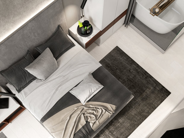 Фото из портфолио Бетон и мрамор – фотографии дизайна интерьеров на INMYROOM