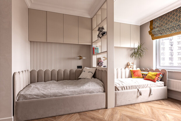 Фотография: Детская в стиле Классический, Современный, Квартира, Проект недели, 3 комнаты, 60-90 метров – фото на INMYROOM