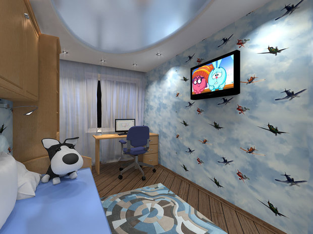 Фото из портфолио Молодёжная классика – фотографии дизайна интерьеров на INMYROOM