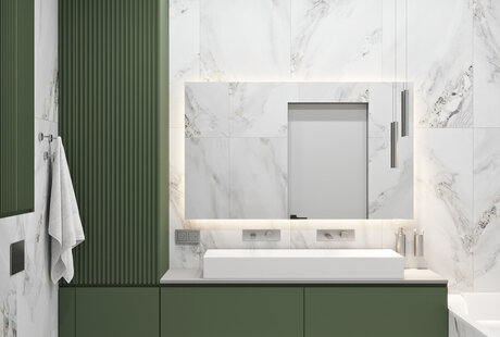Дизайн интерьера ванной комнаты в ЖК Fresh (Фреш) 92 м кв. от Yarasheva Studio Design