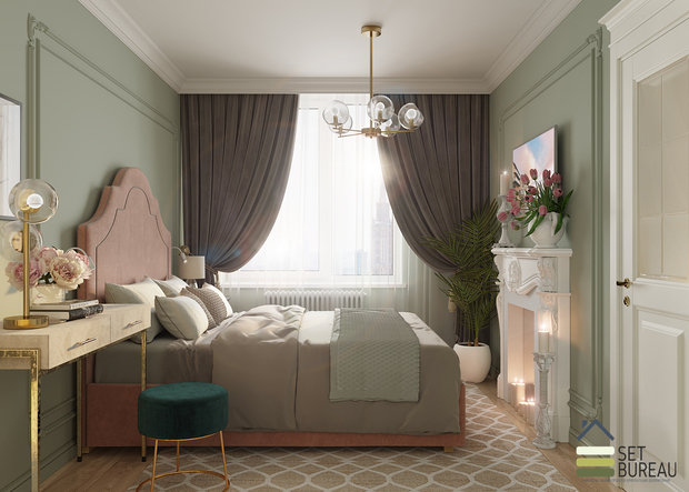 Фото из портфолио Апартаменты в Art Studio – фотографии дизайна интерьеров на INMYROOM