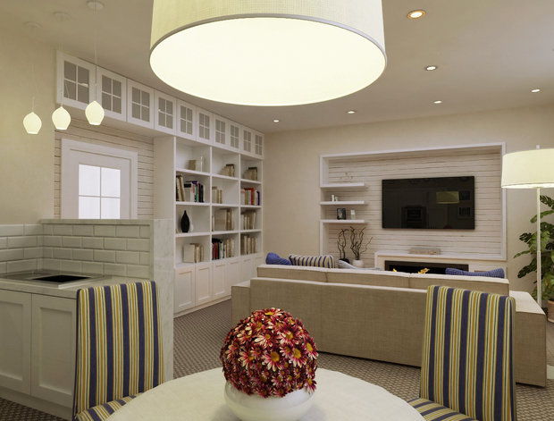 Фото из портфолио Интерьер 2-х комнатной квартиры  – фотографии дизайна интерьеров на INMYROOM