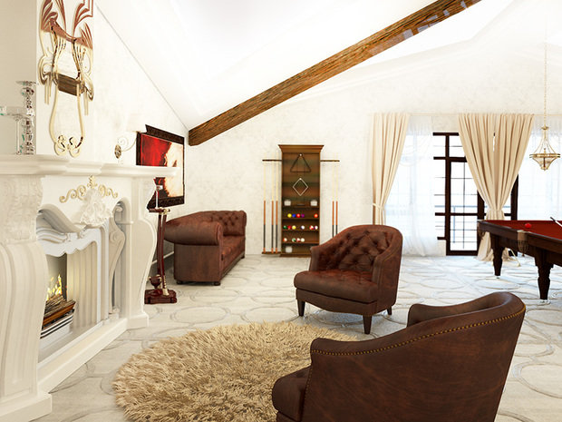 Фото из портфолио Дизайн коттеджа в стиле классика – фотографии дизайна интерьеров на INMYROOM