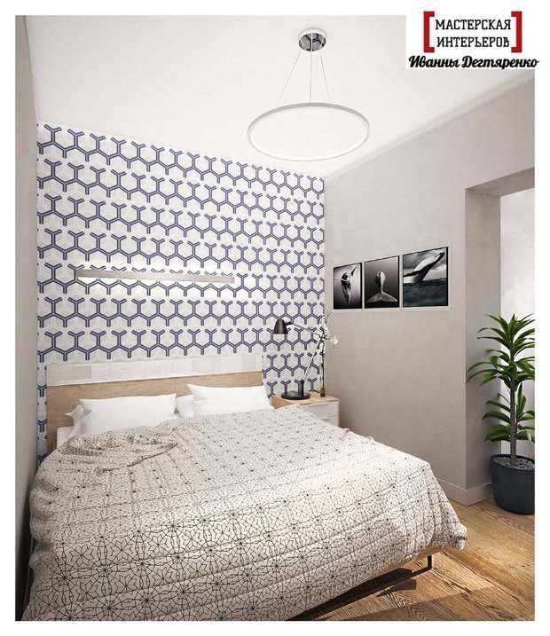 Фото из портфолио 1-КОМНАТНАЯ КВАРТИРА-СТУДИЯ 32 КВ.М. С ПОЛНОЦЕННОЙ СПАЛЬНЕЙ, ЖК “ОДИНЦОВСКИЙ ПАРК” – фотографии дизайна интерьеров на INMYROOM
