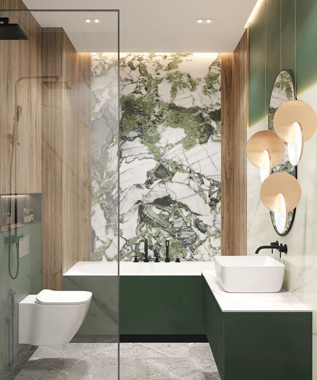 Фото из портфолио Современный стиль с зеленными акцентами в ЖК Петровская Доминанта – фотографии дизайна интерьеров на INMYROOM