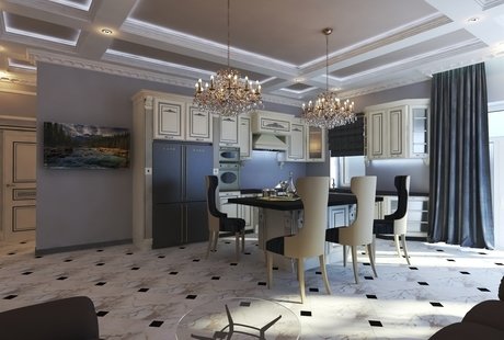 Кухня гостиная
