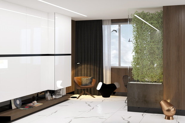 Фото из портфолио квартира в Минске - ул. Воронянского – фотографии дизайна интерьеров на INMYROOM