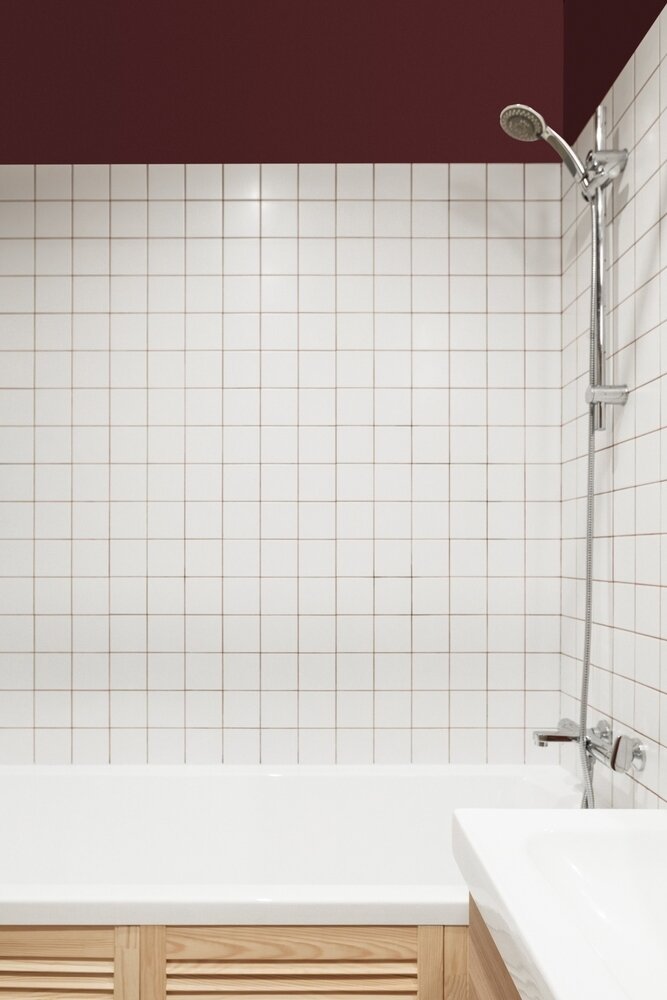Фотография: Ванная в стиле Современный, Скандинавский, Малогабаритная квартира, Квартира, Проект недели, Краснодар, 2 комнаты, 40-60 метров, Монолитно-кирпичный, Denish Design, Кристина Селютина – фото на INMYROOM Фотография: Ванная в стиле Современный, Скандинавский, Малогабаритная квартира, Квартира, Проект недели, Краснодар, 2 комнаты, 40-60 метров, Монолитно-кирпичный, Denish Design, Кристина Селютина – фото на INMYROOM