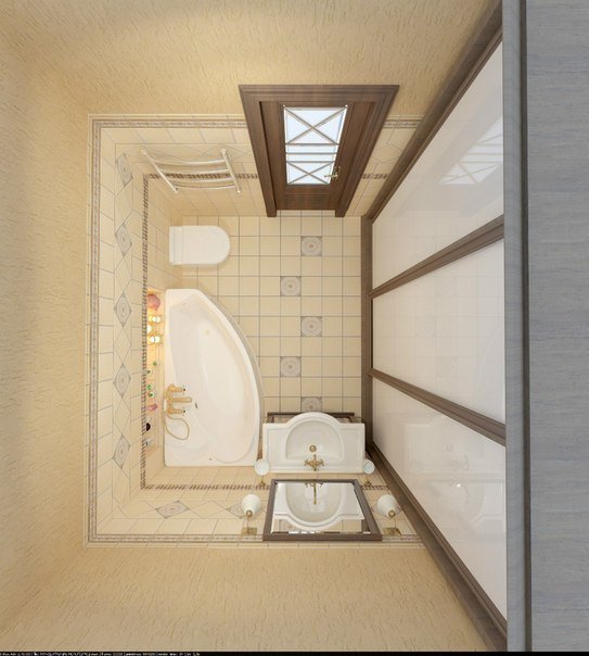 Фото из портфолио Ванная в стиле кантри – фотографии дизайна интерьеров на INMYROOM