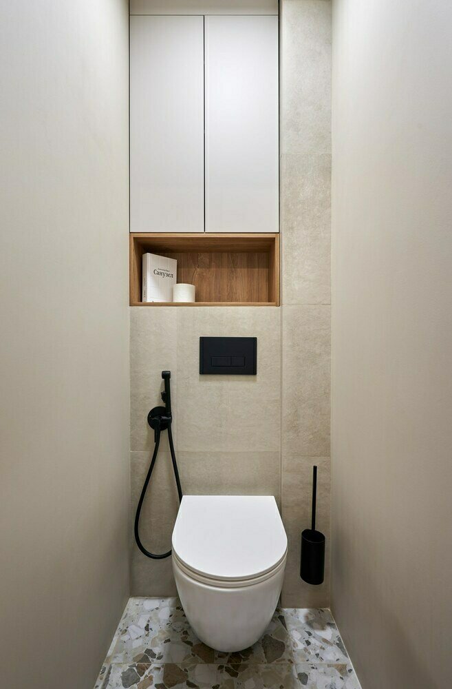 Фотография: Ванная в стиле Современный, Квартира, Проект недели, Санкт-Петербург, Панельный дом, 2 комнаты, 40-60 метров, 137, Евгения Аборина – фото на INMYROOM