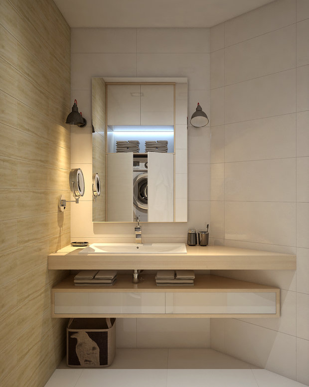 Фото из портфолио Дизайн квартиры-студии – фотографии дизайна интерьеров на INMYROOM