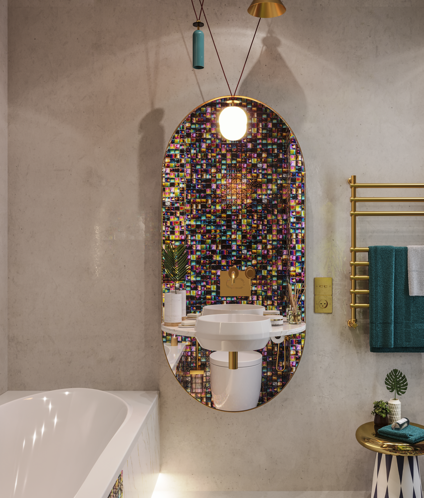 Фотография: Ванная в стиле Современный, Квартира, Проект дня, 2 комнаты, 60-90 метров, Алена Горская, Nolte, Nolte Küchen, Nolte Kuchen – фото на INMYROOM Фотография: Ванная в стиле Современный, Квартира, Проект дня, 2 комнаты, 60-90 метров, Алена Горская, Nolte, Nolte Küchen, Nolte Kuchen – фото на INMYROOM