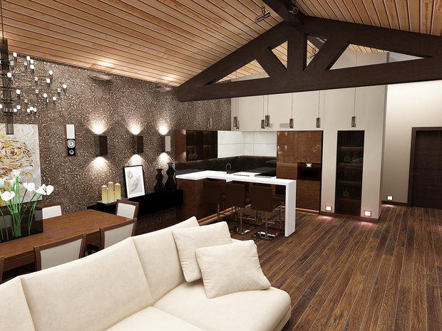 Фотография: Гостиная в стиле Современный, Эклектика – фото на INMYROOM