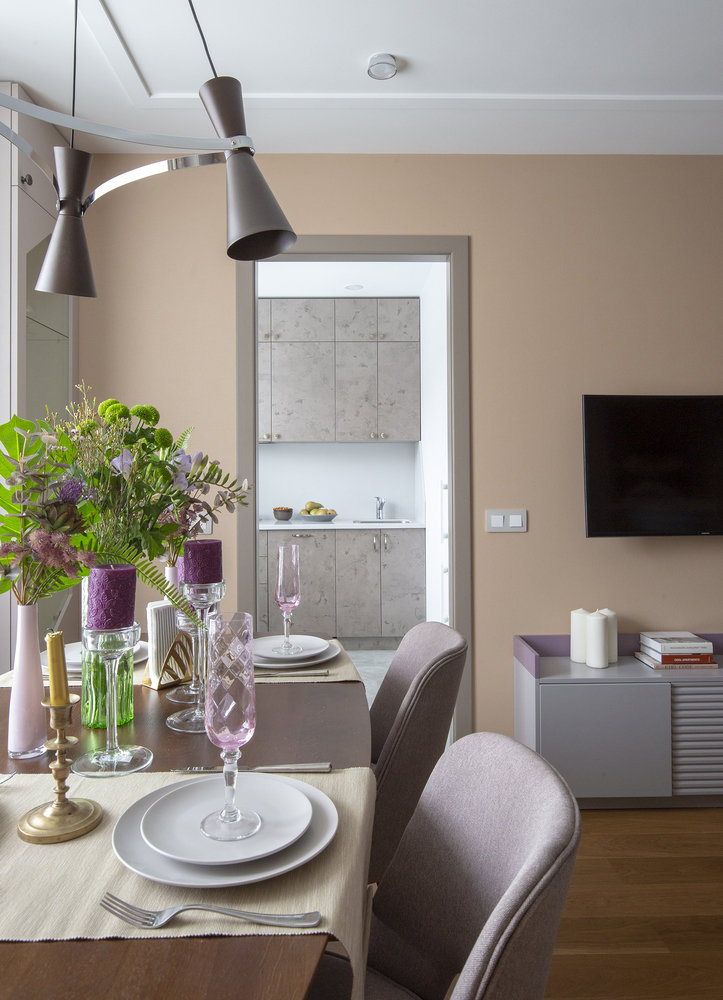 Фотография: Кухня и столовая в стиле Современный, Квартира, Проект дня, Санкт-Петербург, Кирпичный дом, 3 комнаты, 40-60 метров, Елена Пылина – фото на INMYROOM Фотография: Кухня и столовая в стиле Современный, Квартира, Проект дня, Санкт-Петербург, Кирпичный дом, 3 комнаты, 40-60 метров, Елена Пылина – фото на INMYROOM