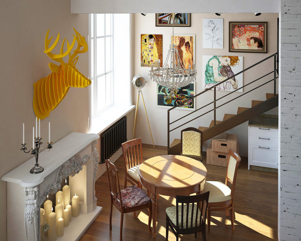 Фотография: Гостиная в стиле Лофт, Квартира, Дома и квартиры, IKEA, Проект недели – фото на INMYROOM