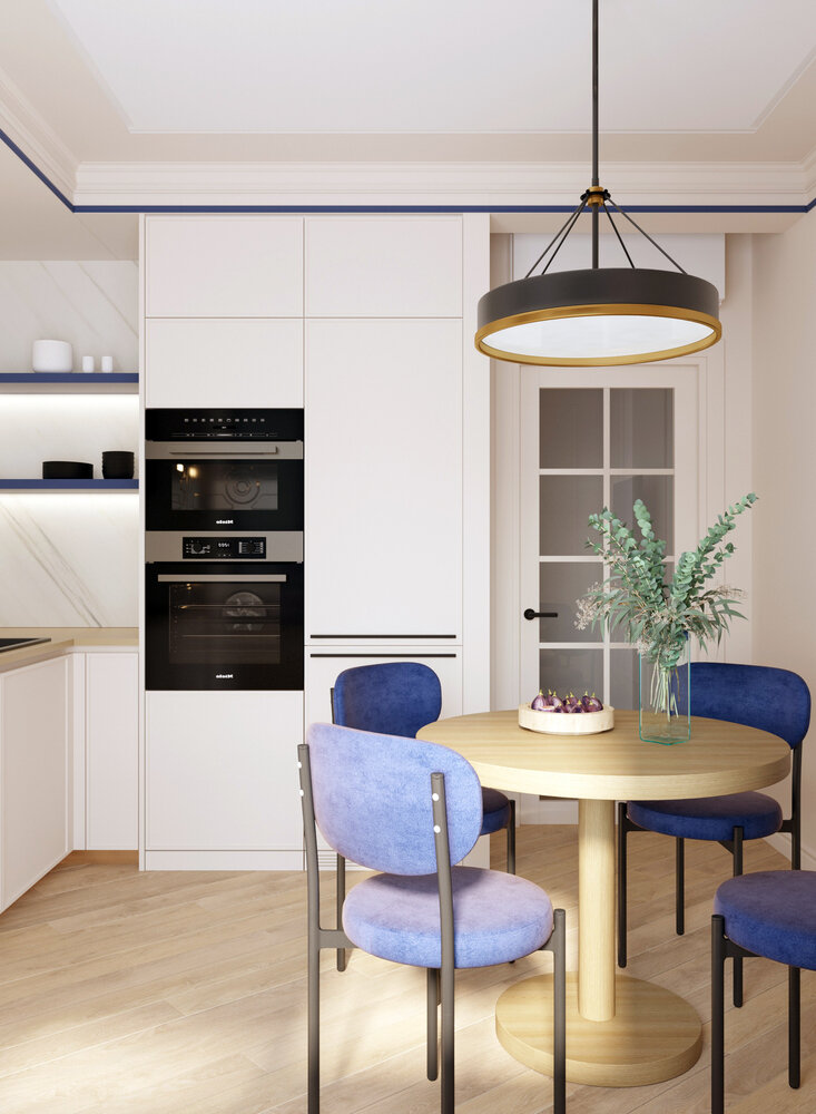 Фотография: Кухня и столовая в стиле Современный, Квартира, Проект недели, Санкт-Петербург, 1 комната, 40-60 метров, Дарья Харченко – фото на INMYROOM