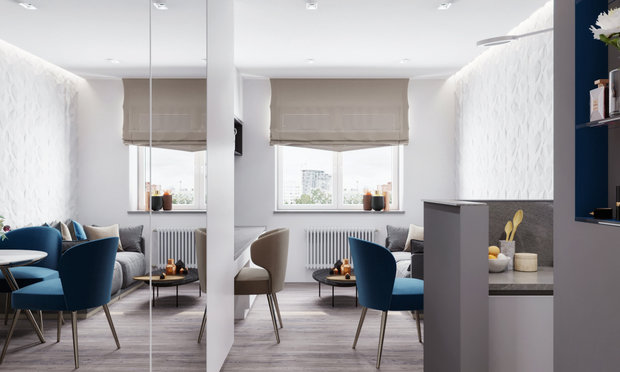 Фото из портфолио Квартира в Петербурге 42 кв.м – фотографии дизайна интерьеров на INMYROOM