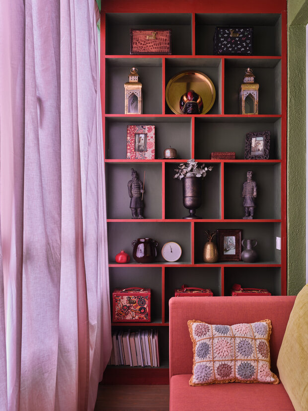 Фотография: Балкон в стиле Эклектика, Восточный, Малогабаритная квартира, Квартира, Студия, Проект недели, Санкт-Петербург, до 40 метров, Анна Тарасова, AT-INTERIORS, Варвара Пономарева – фото на INMYROOM