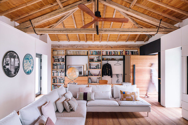 Фотография: Гостиная в стиле Скандинавский, Эко, Дом и дача – фото на INMYROOM