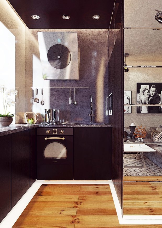 Фото из портфолио Хрущевка на Советской – фотографии дизайна интерьеров на INMYROOM