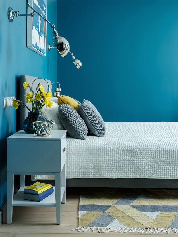 Фотография: Спальня в стиле Скандинавский, Квартира, Проект недели, Москва, Надя Зотова, Сталинка – фото на INMYROOM