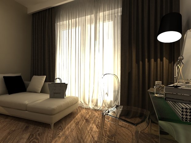 Фото из портфолио Проект квартиры в Уфе – фотографии дизайна интерьеров на InMyRoom.ru