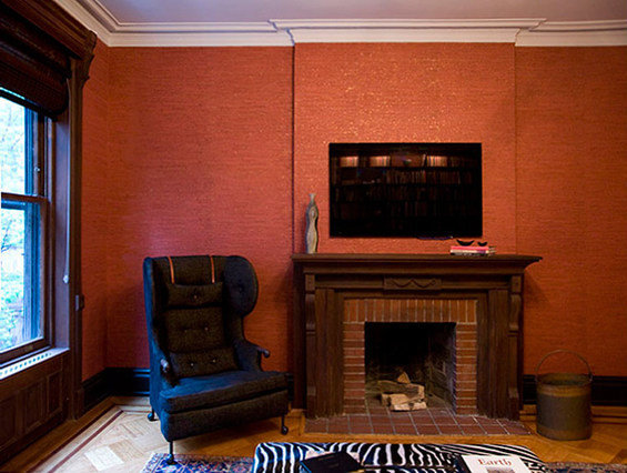 Фотография: Гостиная в стиле Эклектика, Дом, Дома и квартиры, Перепланировка, Нью-Йорк – фото на INMYROOM