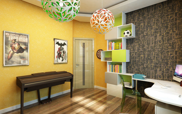 Фото из портфолио Детская с солнечным настроением – фотографии дизайна интерьеров на INMYROOM