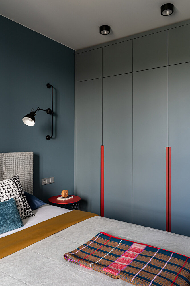 Фотография: Спальня в стиле Современный, Квартира, Проект недели, Казань, 2 комнаты, 40-60 метров, Элина Коба – фото на INMYROOM