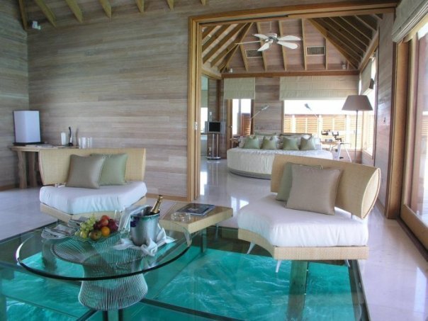 Фотография: Гостиная в стиле Эко, Советы, стекло в интерьере – фото на INMYROOM