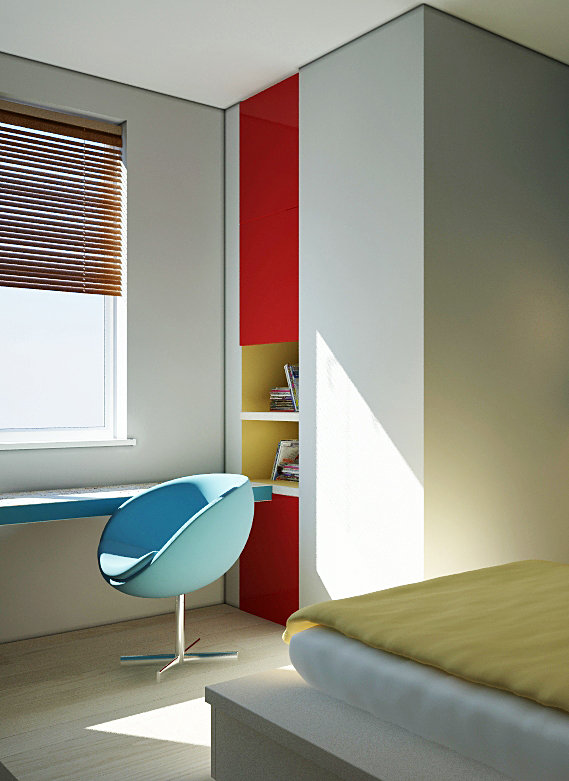 Фото из портфолио Любовь к синему – фотографии дизайна интерьеров на INMYROOM