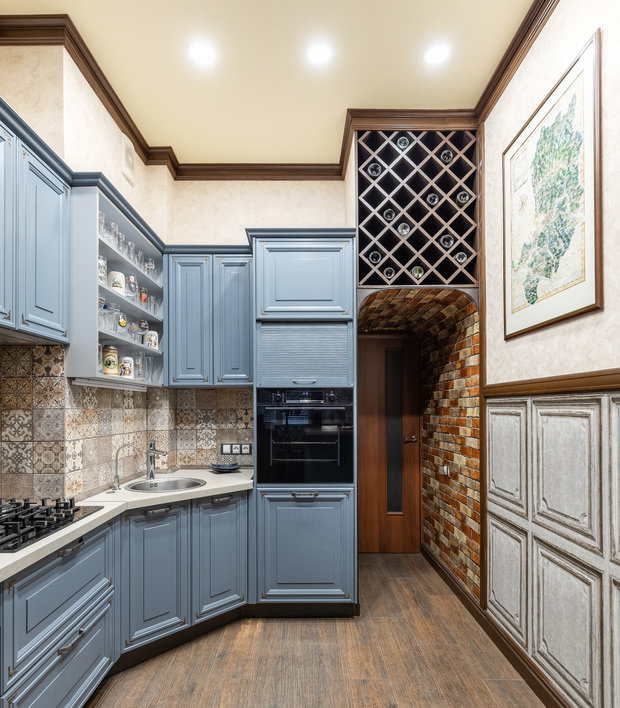 Фото из портфолио Кухня в стиле английского паба – фотографии дизайна интерьеров на INMYROOM